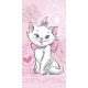 Disney Marie cica Aristocat fürdőlepedő, strand törölköző  70x140cm