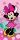 Disney Minnie Pretty in Pink fürdőlepedő, strand törölköző  70x140cm