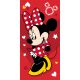 Disney Minnie Pretty in Red fürdőlepedő, strand törölköző  70x140cm