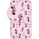 Disney Minnie Pretty in Pink gumis lepedő 90x200 cm