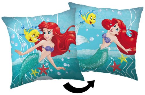 Disney Hercegnők, Ariel párna, díszpárna 35x35 cm