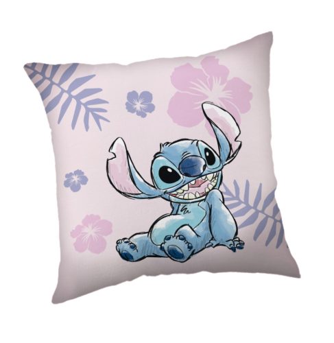 Disney Lilo és Stitch, A csillagkutya Pink párnahuzat 40x40 cm Velúr