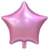 Rózsaszín Matt Pink csillag fólia lufi 44 cm