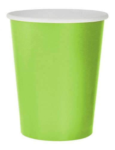 Zöld Solid Green papír pohár 14 db-os 270 ml