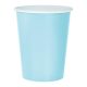 Kék Solid Light Blue papír pohár 14 db-os 270 ml