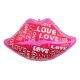 Lips and Love fólia lufi 62 cm