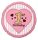 Első születésnap Pink fólia lufi 36 cm