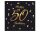 Happy Birthday 50 BandC Gold szalvéta 20 db-os 33x33 cm