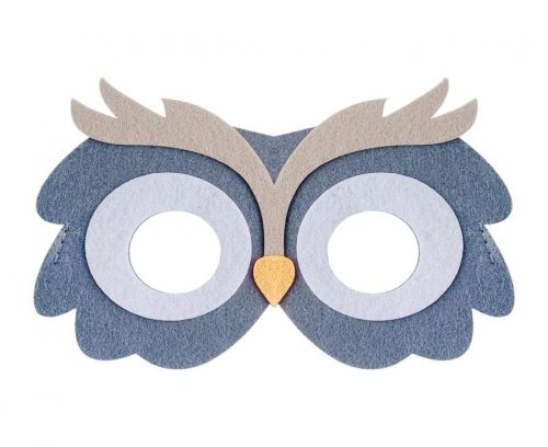 Bagoly Owl filc maszk 18 cm