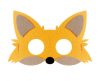 Róka Fox filc maszk 18,5 cm