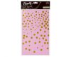 Rózsaszín BandC Gold Dots fólia asztalterítő 137x183 cm