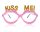 Kiss Me party szemüveg