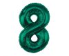 BandC Bottle Green, Zöld 8-as szám fólia lufi 85 cm