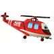 Rescue Helicopter, Mentőhelikopter fólia lufi 61 cm (WP)