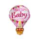 Pink Balloon, Hőlégballon fólia lufi 94 cm (WP)