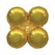 Gold, Arany léggömb tartó 90 cm (WP)