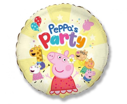 Peppa malac Yellow fólia lufi 48 cm (WP)