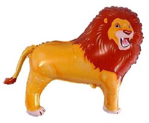 Oroszlán Lion fólia lufi 36 cm (WP)