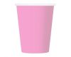 Rózsaszín Solid Pink papír pohár 6 db-os 270 ml
