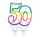 Rainbow Dots, Színes tortagyertya, számgyertya 50-es
