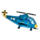 Helicopter Blue, Helikopter fólia lufi 61 cm (WP)