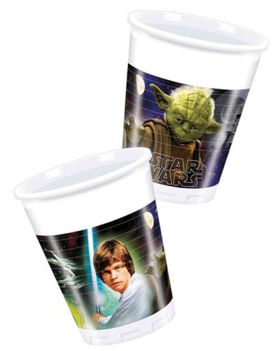 Star Wars Heroes Műanyag pohár 8 db-os 200 ml