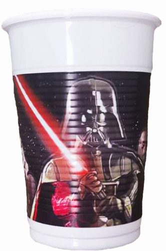 Star Wars Lightsaber műanyag pohár 8 db-os 200 ml
