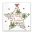 Karácsonyi Rising Star szalvéta 20 db-os 33x33 cm