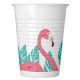 Flamingó Pink műanyag pohár 8 db-os 200 ml