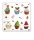 Karácsonyi Christmas Cupcakes szalvéta 20 db-os 33x33 cm