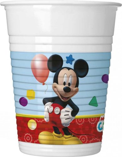 Disney Mickey Playful műanyag pohár 8 db-os 200 ml