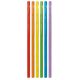 Színes Multicolor műanyag szívószál 6 db-os