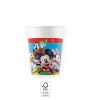 Disney Mickey Rock the House papír pohár 8 db-os 200 ml FSC