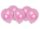 Rózsaszín Metallic Pastel Pink léggömb, lufi 8 db-os