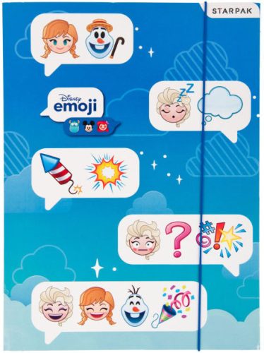 Disney Jégvarázs Emoji A/4 gumis mappa
