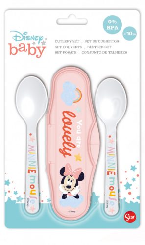 Disney Minnie baba utazó evőeszköz készlet