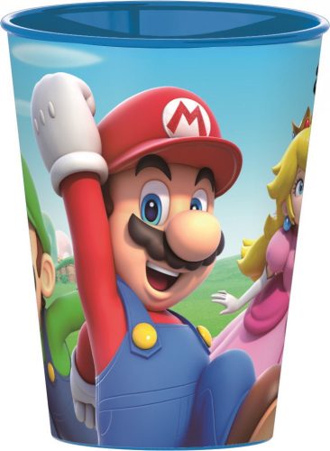 Super Mario pohár, műanyag 260 ml