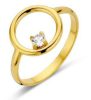 Victoria Arany színű köves gyűrű