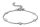 Victoria Ezüst színű köves karkötő