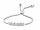 Victoria Ezüst színű köves karkötő