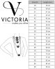 Victoria Ezüst színű fekete, fehér köves félhold nyaklánc